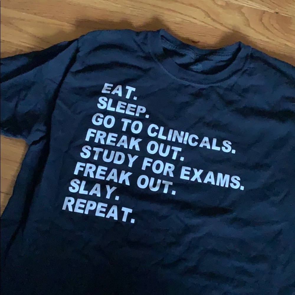 Funny nursing school tshirt